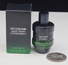 Spicebomb Night Vision Viktor Rolf Eau De Toilette - 0.24oz Mini Splash - NEW