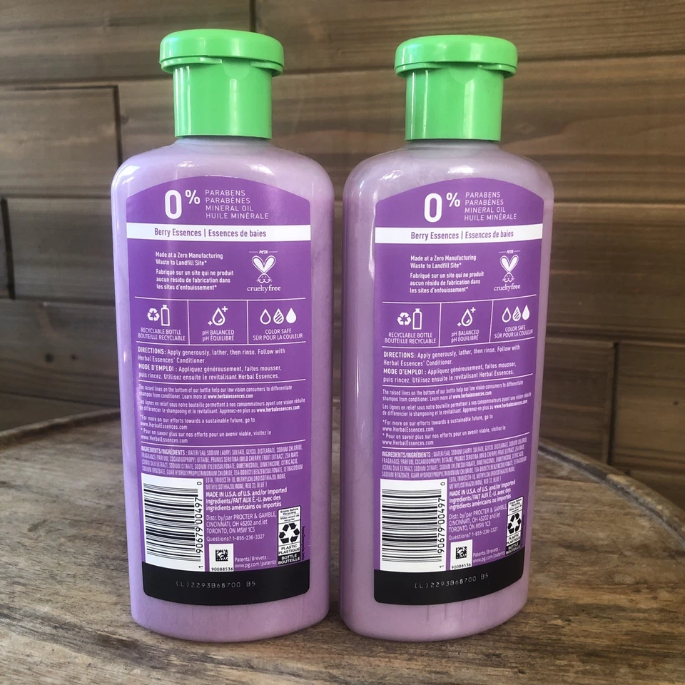Herbal Essences Totally Twisted Curly Hair SHAMPOO 11.7 oz each NEW Lot Of 2 - Image 3 of 4