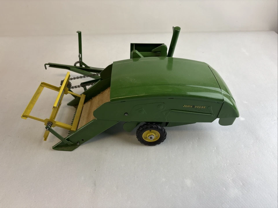 Vtg Carter John Deere 12A 1952 Toy Canvas Pickup Combine +Original Box - Image 4 of 4