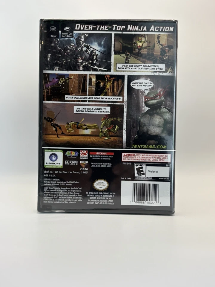 GameCube TMNT: Teenage Mutant Ninja Turtles Brand New Sealed Excellect Condition - Image 2 of 4