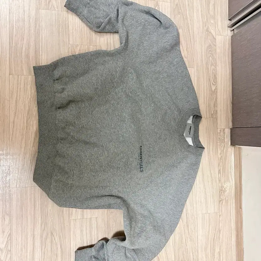 Essentials Fear of God Gray Sweatshirt - Size S (Heavily Used)