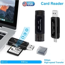 Card Reader USB 3.0 Type C Micro SD TF OTG Smart Memory Adapter Laptop Computer