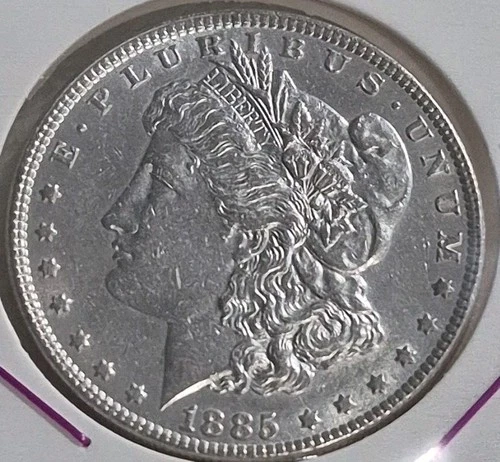 1885-P Morgan Silver Dollar NO RESERVE High Bid Wins Private~Collection #1943