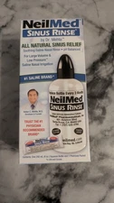 NeilMed Sinus Rinse 1 Squeeze Bottles 8 OZ+1 Packet Exp date: 11/2028