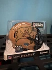Bucs Warren Sapp "HOF 13" Signed Salute To Service II Speed Mini Helmet BAS Wit