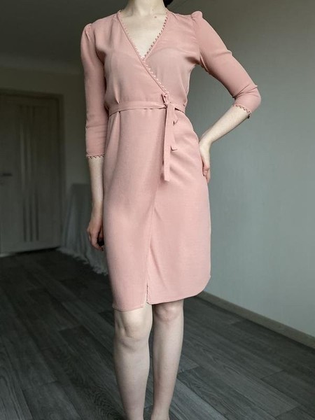 Women Ba&sh Dress Pink Viscose 34 / XS / 42