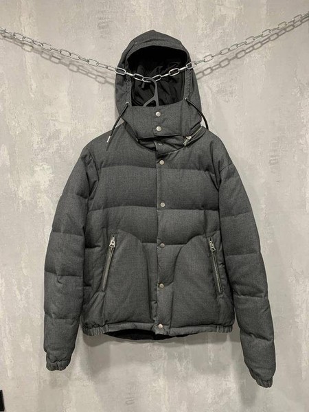 Men Sandro Paris Puffer Jacket Grey 36 / S