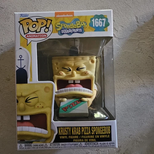 Funko Pop! Animation Krusty Krab Pizza Spongebob #1667 SquarePants 25 Years 2024