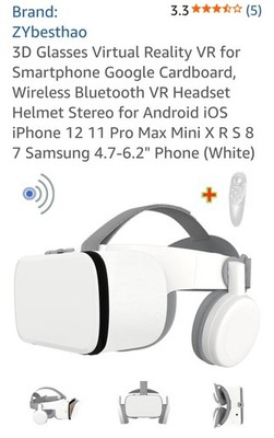 BOBOVR Z6 Foldable Wireless VR Headset For 4.7''-6.2'' Full Screen Smartphone 