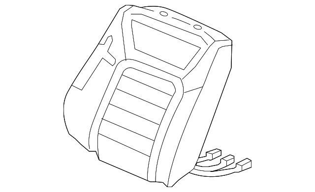 Genuine Honda Seat Back Pad 81127-SZA-A01