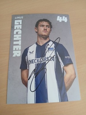 Signierte AK Linus Gechter Hertha BSC Berlin NEU 