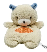 Ingenuity Nate Teddy Bear Premium Soft Plush Soothing Bean Bag Lovey Flat