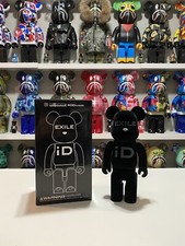 EXILE 400 Bearbrick Black Medicom Be rbrick Very Rare Limited Flocky Flocked
