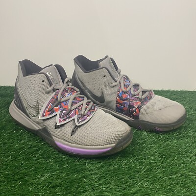 grey and purple kyrie 5