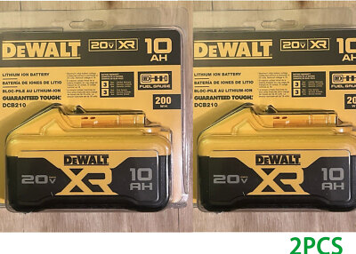 NEW FOR NEW 2PCS DCB210 10AH 20v Max Battery DCB210 2PCS hot#DCD