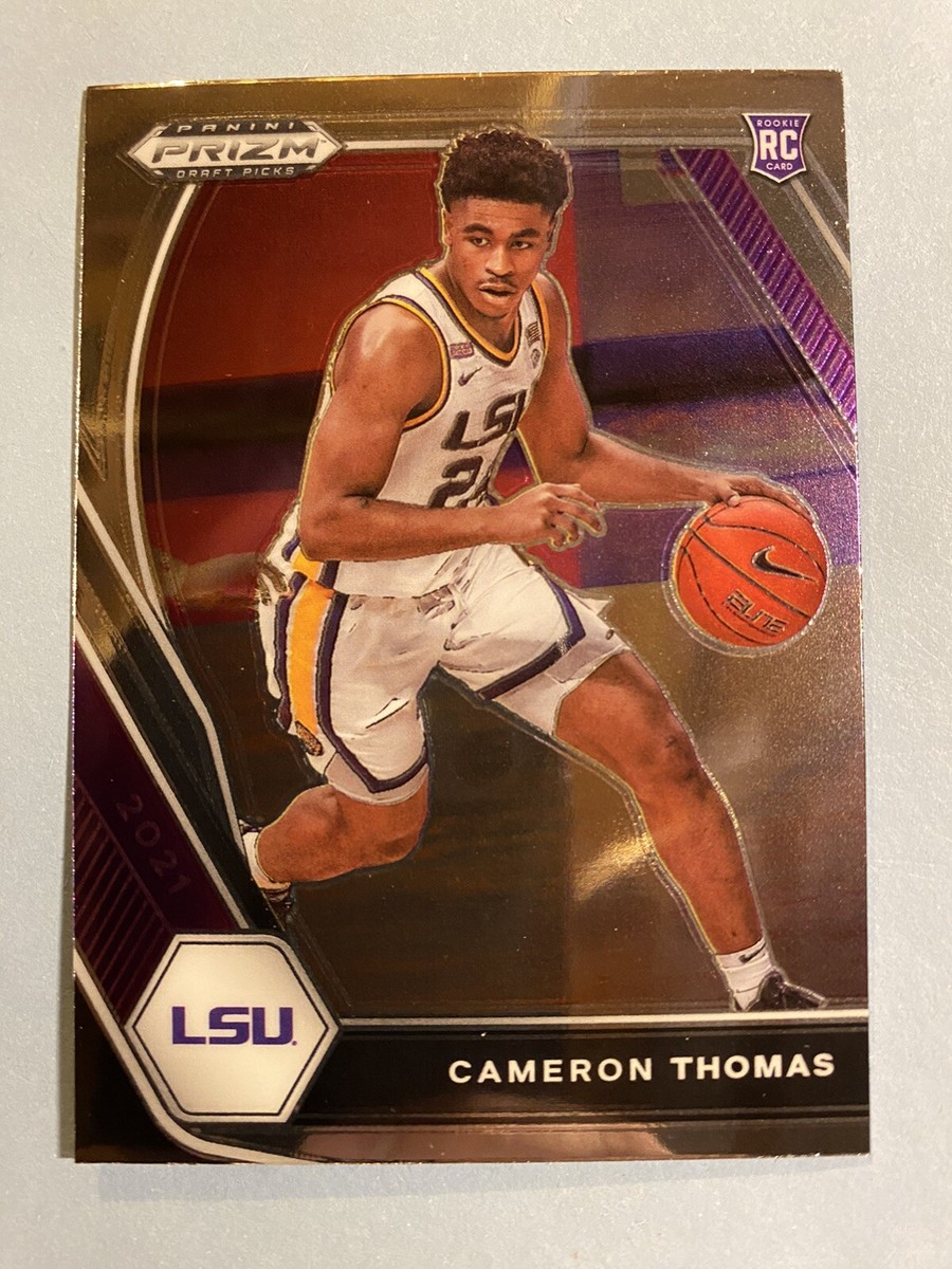 PSA10 Cameron Thomas Prizm ルーキーカード NBA 2021-22 Prizm Draft Picks Cameron Thomas Rookie RC Brooklyn