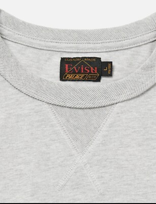 Palace x Evisu T-Shirt - Grey - Large - | eBay UK