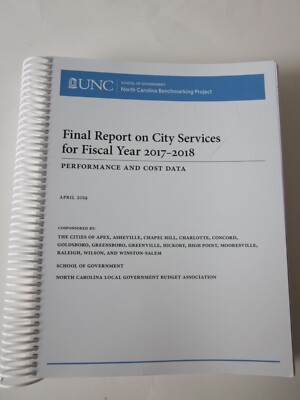 Final Report on City Services for Fiscal Year 2017-2018: Performance and Cost Da