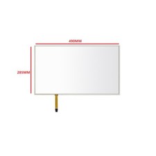 Resistive Touch Screen Glass Panel 490x285mm 21.5 inch 5-wire 490 285 2.3mm