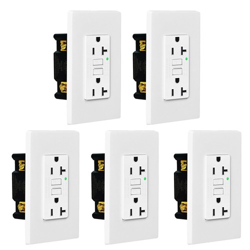 GFCI Outlet 20 Amp Non Tamper Resistant,Greencycle Jamaica