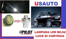 LAMPADINA LED B8,5d WHITE/ Luce di Cortesia Abitacolo Smart 450 dal 1998 al 2007