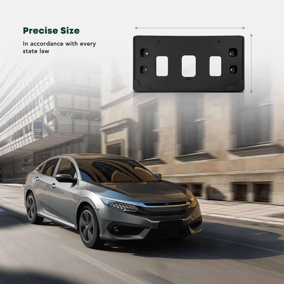 Front Side License Plate Bracket for Chevrolet Spark 2013-2015 Spark EV 14-15 - Image 3 of 4