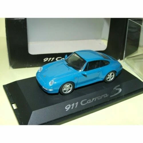 Véhicules miniatures bleus Schuco Porsche