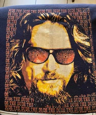 Rare Print The Big Lebowski T-Shirt Men 2XL ORIGINAL THE DUDE Movie Tee TUTLEX