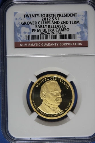 2012 S NGC PF69 ULTRA CAMEO GROVER CLEVELAND DOLLAR#B49944