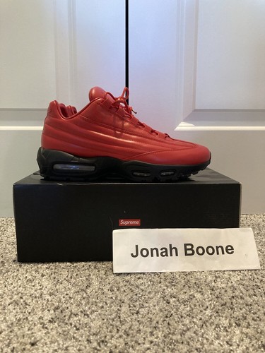 Nike Supreme Air Max 95 Lux Gym Red | eBay