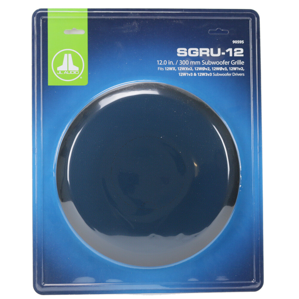 JL AUDIO SGRU-12 Subwoofer 12” Grille 12W1v2 Sub 12W3v3 Mesh Metal