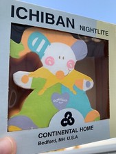 BRAND NEW  BOX Baby Nursery TEDDY BEAR CLOWN Fun Nightlight Plug in Wall    sj3j