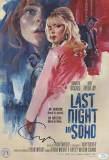 Edgar Wright Last Night in Soho Autographed Signed 12x18 Photo ACOA