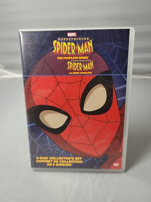 The Spectacular SpiderMan Complete Series 8-DVD Set Canada Bilingual Mint Discs