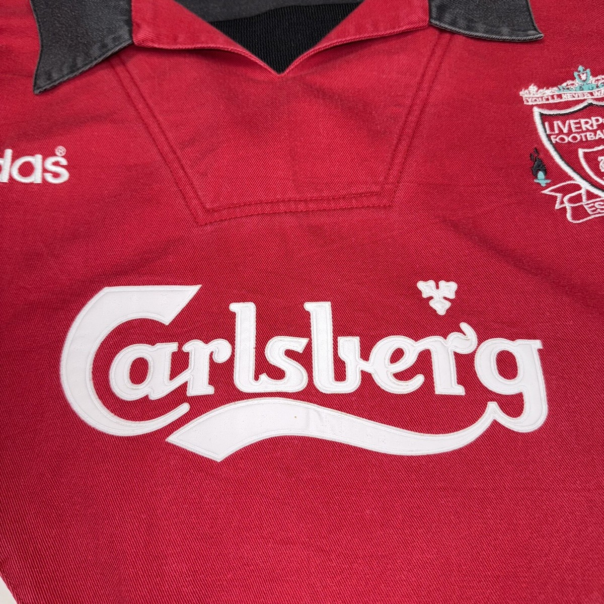LIVERPOOL 1993 1995 FOOTBALL SOCCER TRAINING DRILL TOP SWEATSHIRT