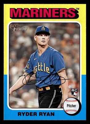 2024 Topps Heritage - Rookies #326 Ryder Ryan (RC)