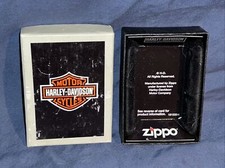 Harley Davidson Zippo Lighter BOX ONLY - no lighter