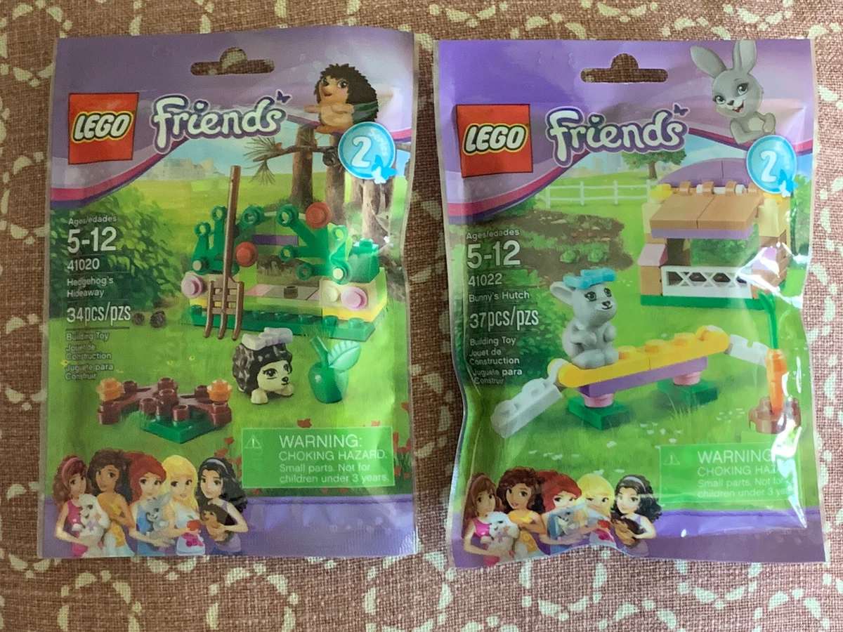 LEGO FRIENDS PETS SERIE 1 2 MINIFIGURAS JUEGO TORTUGA CONEJO