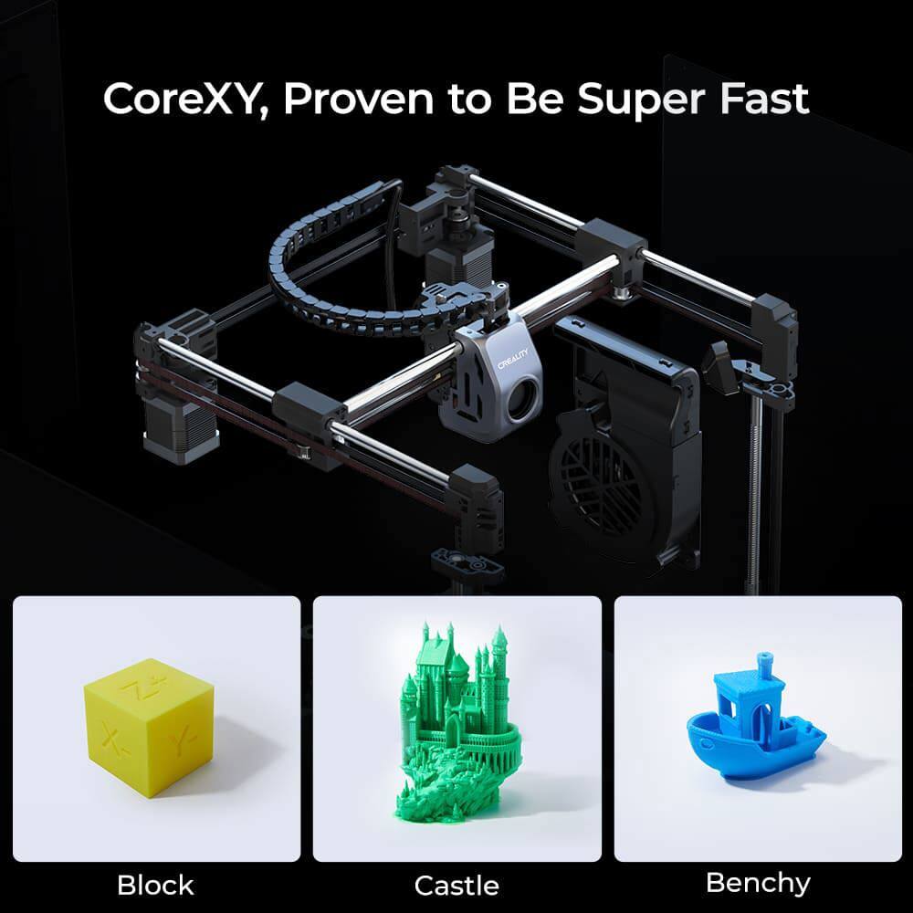Creality K1C 2025 3D Printer 600mm/s Tri-Metal Nozzle AI Camera