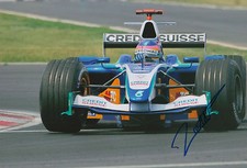 Jacques Villeneuve "Sauber" Autogramm signed 20x30 cm Bild