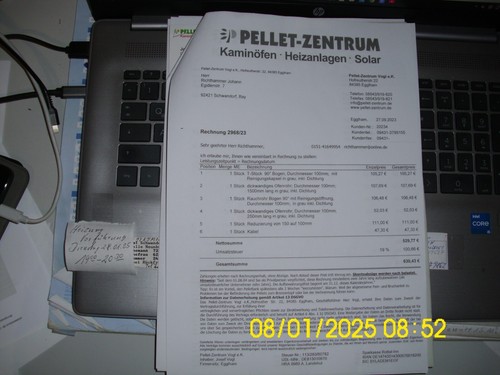 pelletofen wasserführend komplett set - Bild 12 von 12