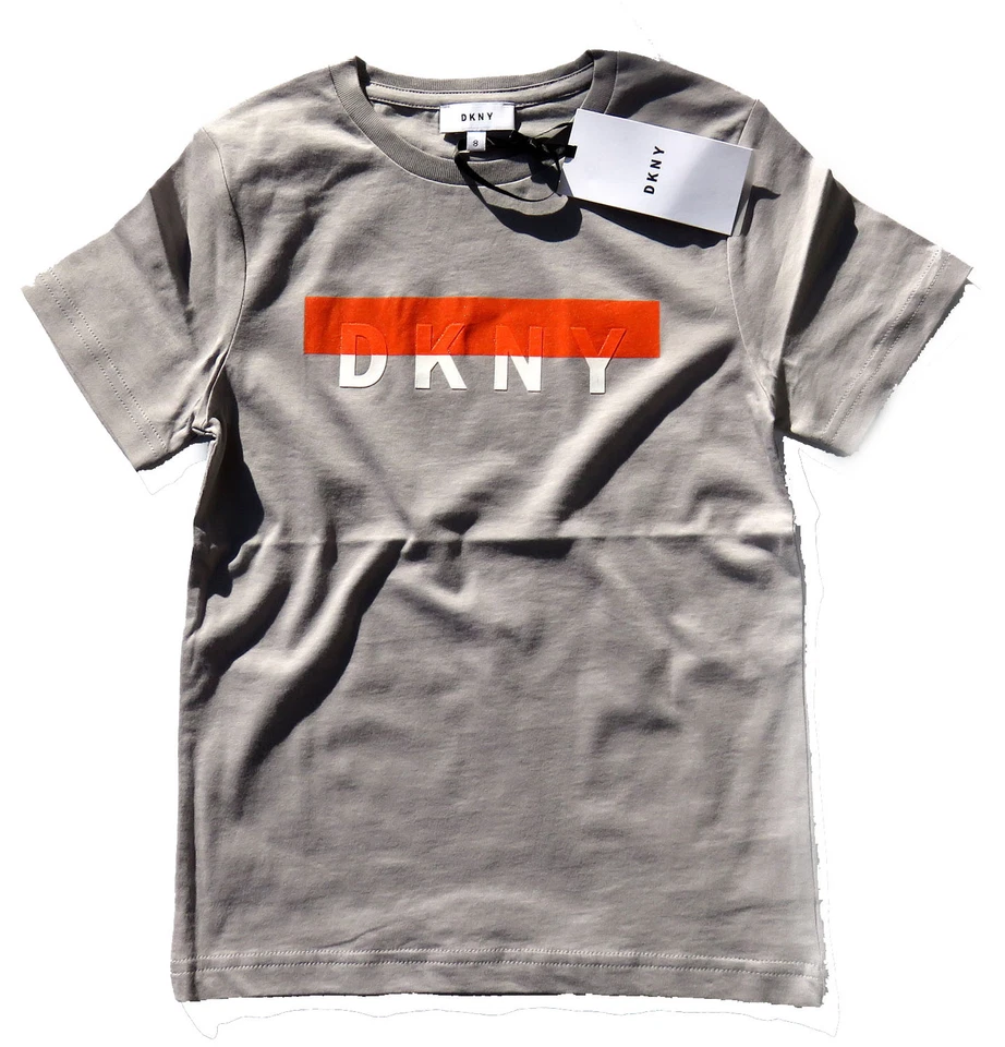 DKNY Kids T-Shirt Logoprint grau 122 128 134 140 146 152 158 164 172