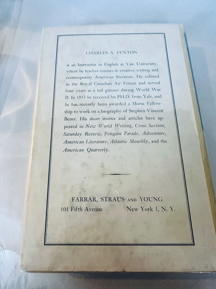The Apprenticeship of Ernest Hemingway Charles A Fenton HBDJ 1st/1st US ed. 1954 - Image 4 of 4
