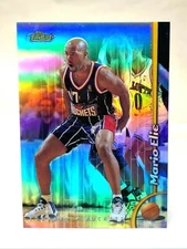 Mario Elie #69 Refractor NO PROTECTOR 1998 Topps Finest Rockets FAST SHIPPING