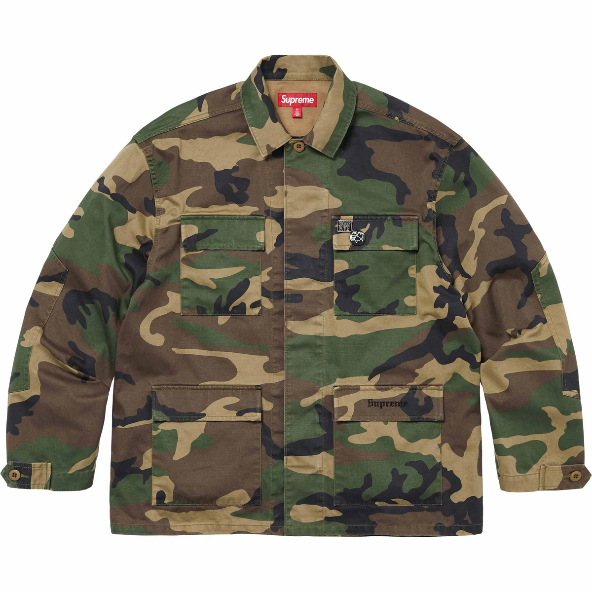ジャケット・アウター Supreme Melvins BDU Jacket Woodland Camo Supreme x Melvins BDU Jacket Woodland Camo SS2024 | eBay