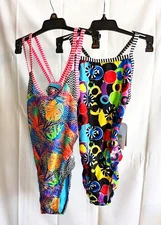NWT 3 Dolfin Uglies One Piece Practice Swimsuits Size 26