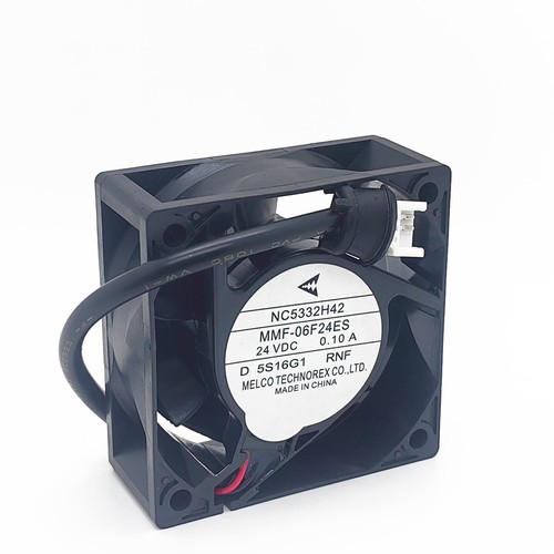 Mitsubishi Inverter Cooling Fan NC5332H42 MMF-06F24ES-RNF 24V 0.10A 6025 - Picture 2 of 11