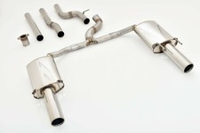 FMS 76mm Duplex Sportauspuff Anlage Opel Insignia B Sports Tourer Allrad 2.0l T