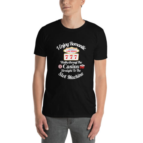 Funny Slot Machine Gambling Casino Gambler Vegas T-Shirt - Picture 1 of 1