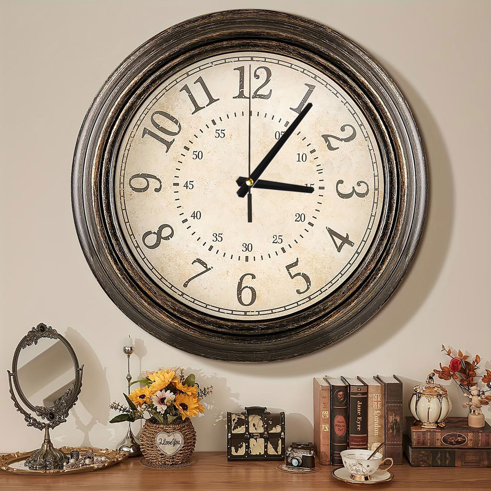 5PCS Quartz Clock Movement Mechanism DIY Repair Kit with Hands Set 13-23mm Shaft